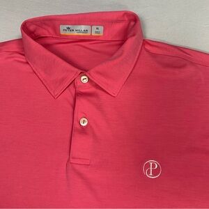 Peter Millar Men's XL PROSE Performance Golf Tennis Polo Featherweight Flaws GUC